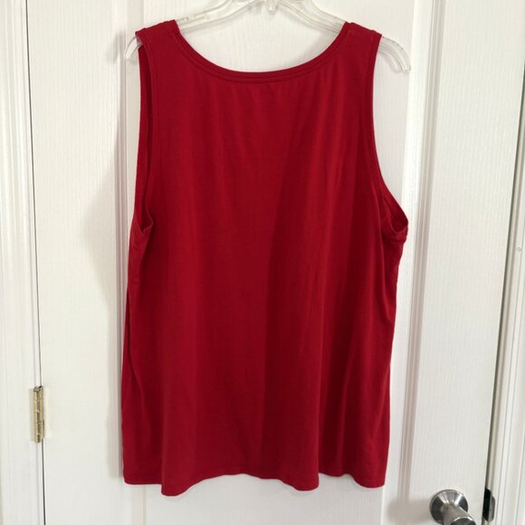 Old Navy 2019 US Flag EveryWear Tank Top American Tradition Red Size XXL - Picture 4 of 7